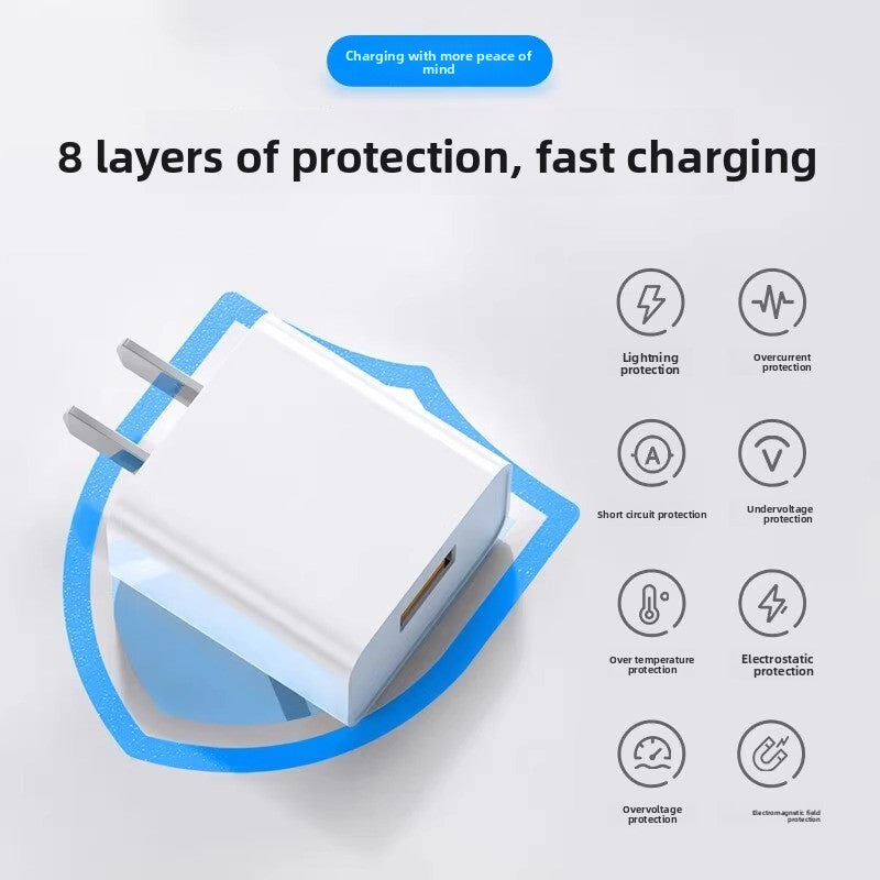 Compatible GaN Fast Charger with 3-in-1 Cable
