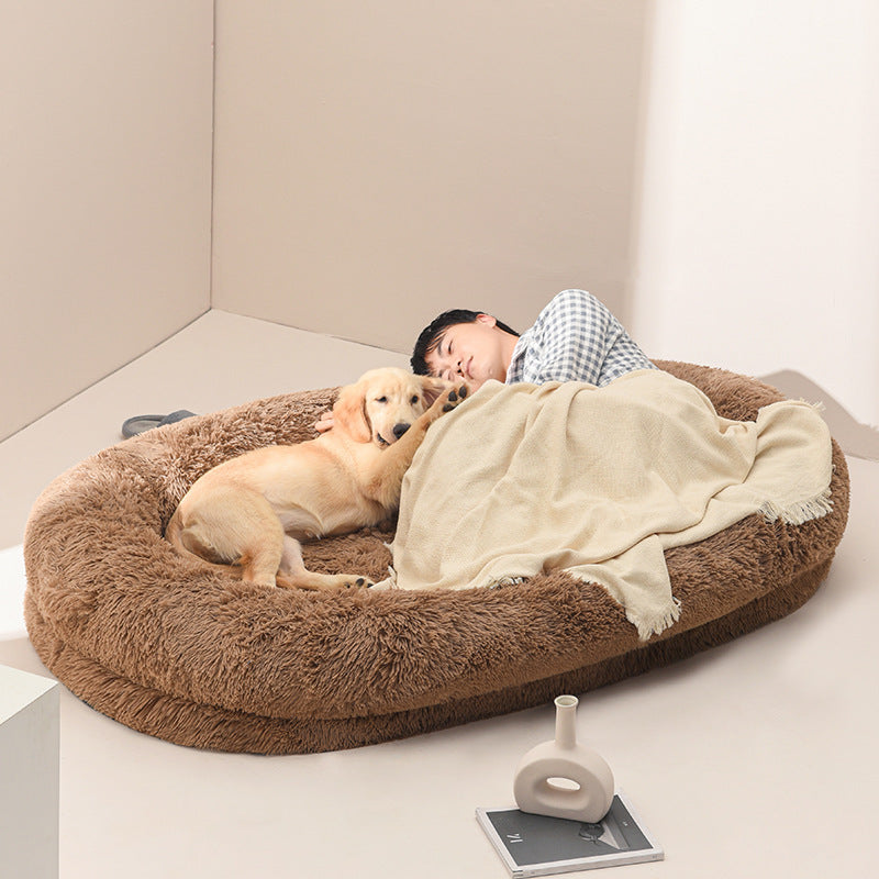Plush Washable Pet Bed Kennel for Dogs and Cats