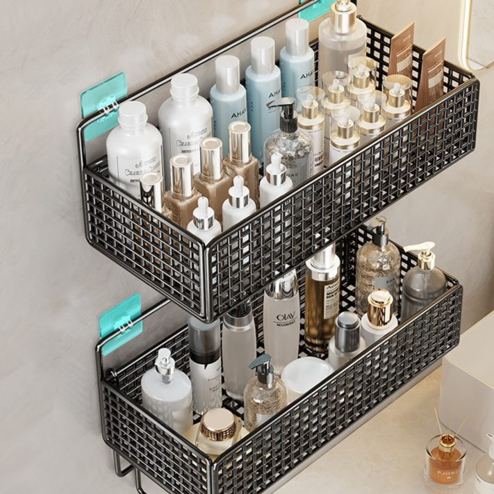 Bathroom Wall Storage Rack Wall Mounted Organizer