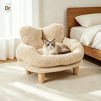 Plush Pet Bed with Optional Cooling Pad