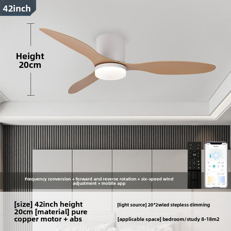 Modern Ceiling Fan with Light and Remote Control