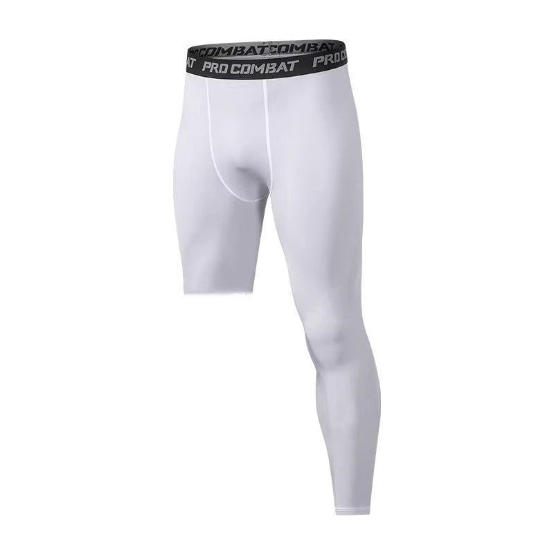 Men's Quick-Dry Sports Tight Pants for Fitness and Running