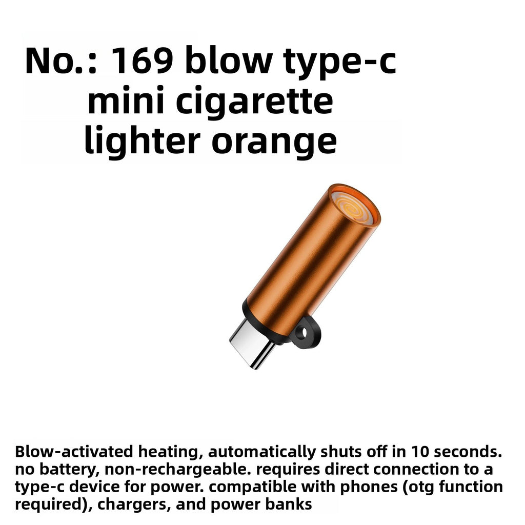 USB Type-C Portable Electronic Lighter