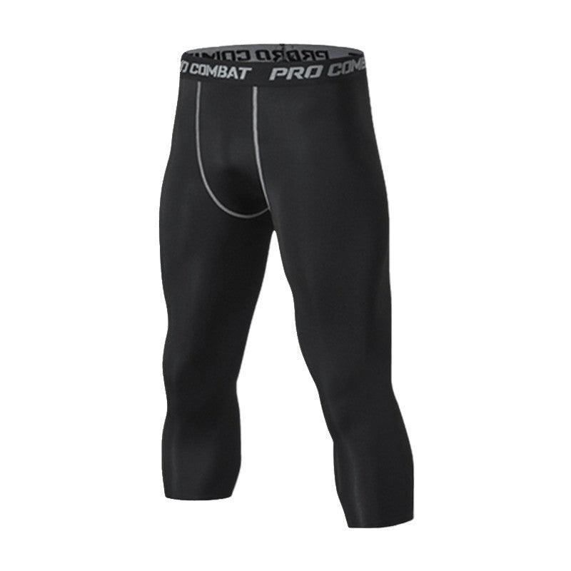 Men's Quick-Dry Sports Tight Pants for Fitness and Running