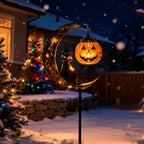 Halloween Black Cat Pumpkin Ground Lamp