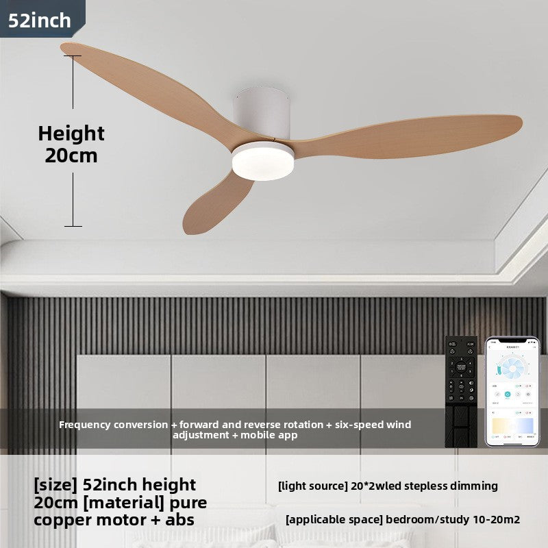 Modern Ceiling Fan with Light and Remote Control
