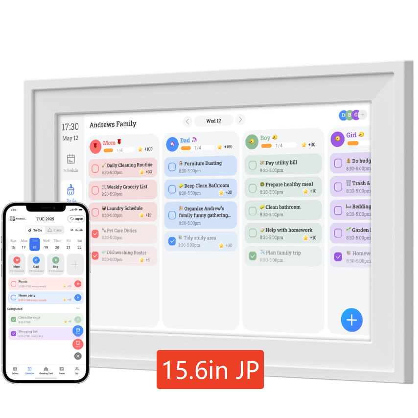 Touchscreen Digital Calendar Management Machine