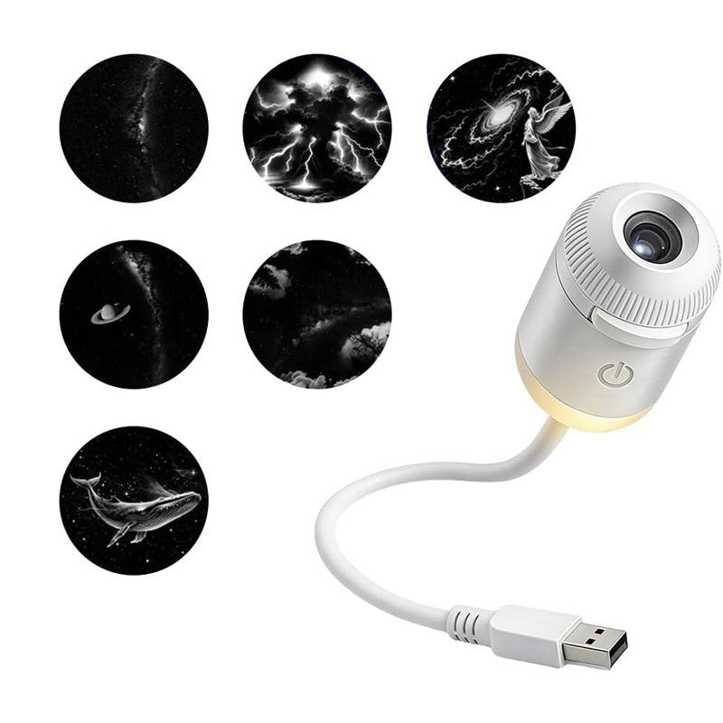 USB Star Projection Night Light