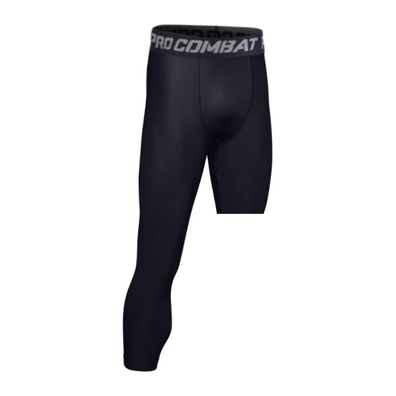Men's Quick-Dry Sports Tight Pants for Fitness and Running