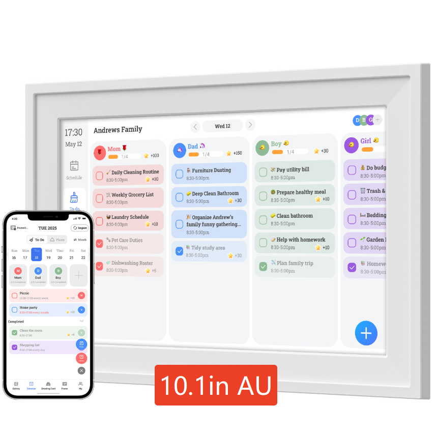 Touchscreen Digital Calendar Management Machine