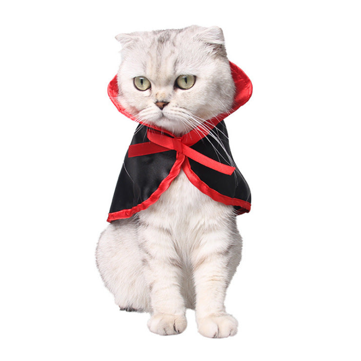 Pet Halloween Costume Cloak with Hat