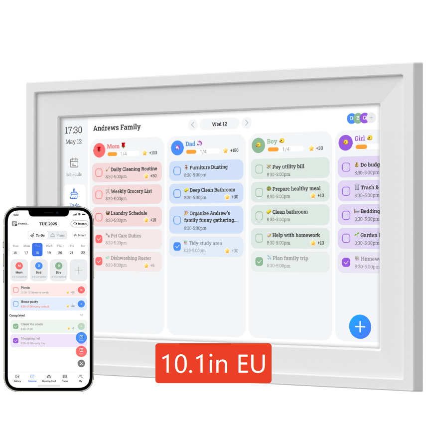 Touchscreen Digital Calendar Management Machine