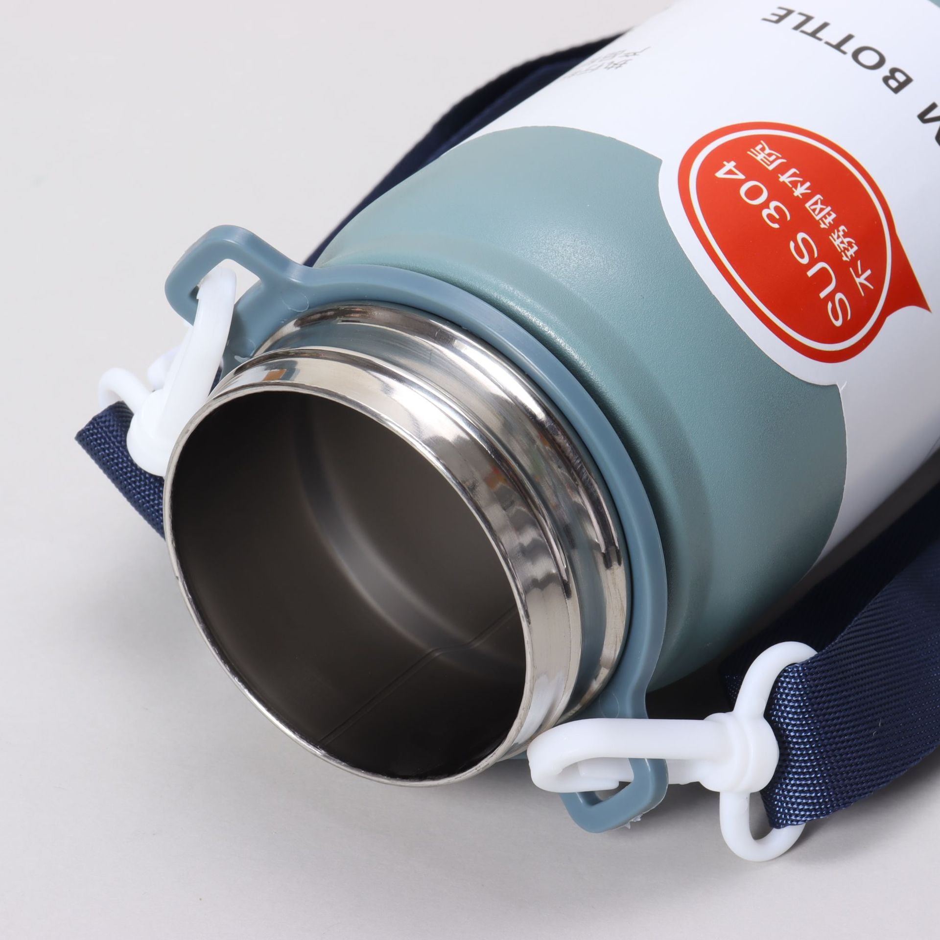 Stainless Steel Insulated Sports Water Bottle with Strap