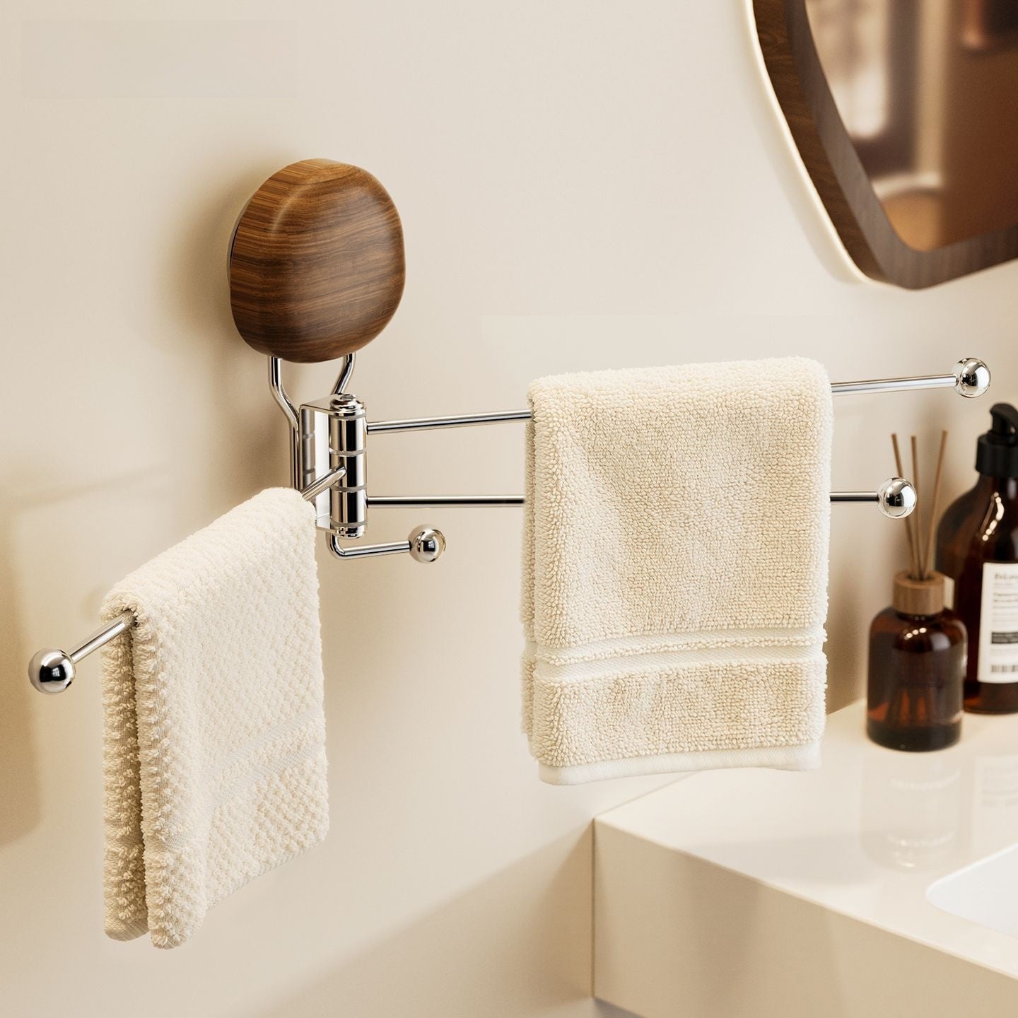 Multi-Rod Rotating Storage Rack
