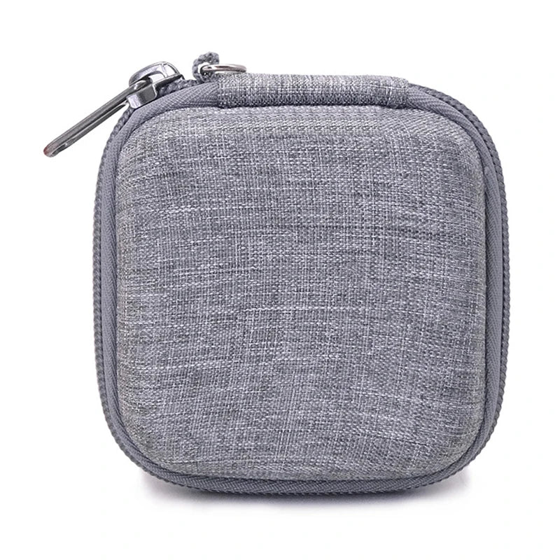 Portable Earphone Storage Bag Data Cable Organizer Bag Multifunctional Digital Gadgets Case for Charger U Disk Protective Cover