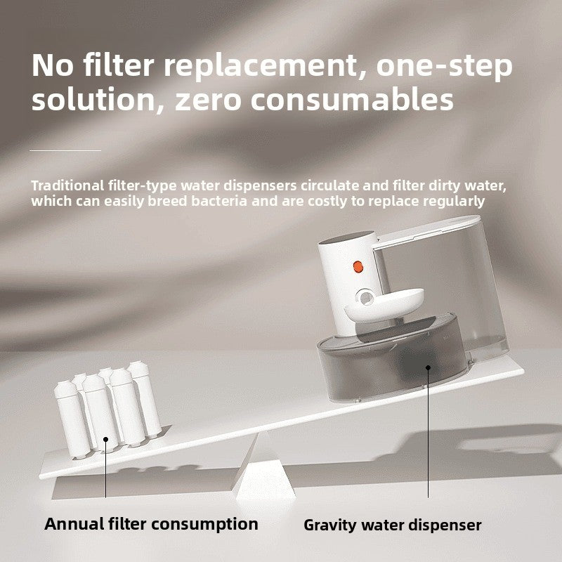 Automatic Pet Water Dispenser with Gravity Flow
