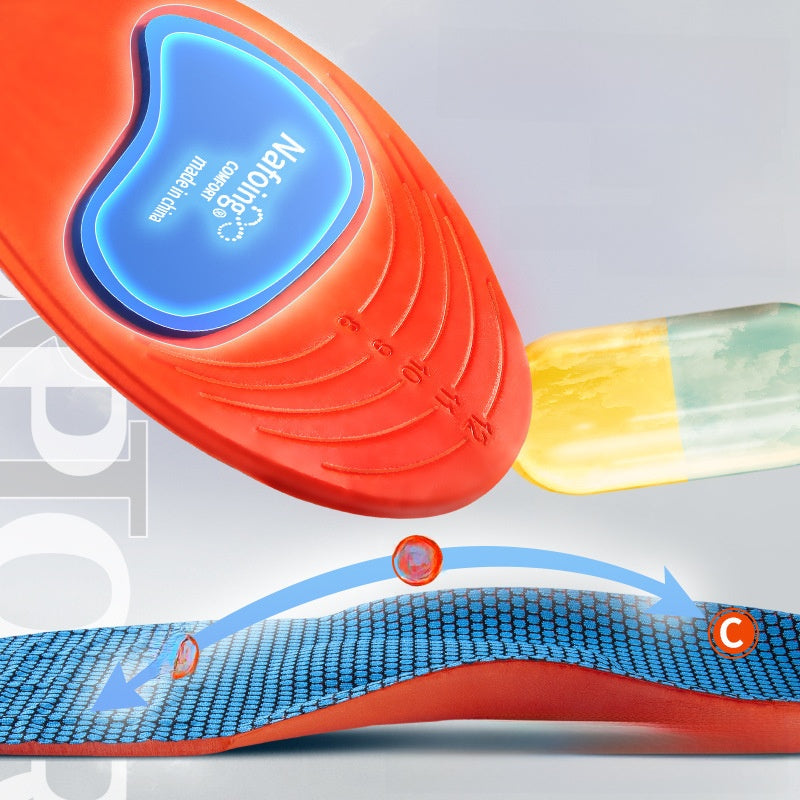 Mens Sports Shoe Insoles with Arch Support