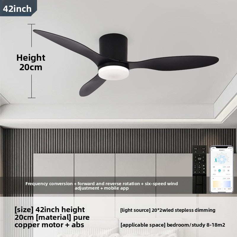 Modern Ceiling Fan with Light and Remote Control
