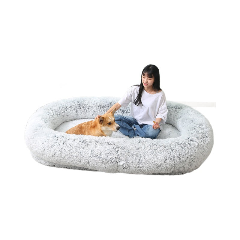 Plush Washable Pet Bed Kennel for Dogs and Cats