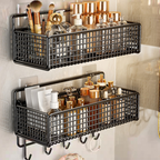 Bathroom Wall Storage Rack Wall Mounted Organizer