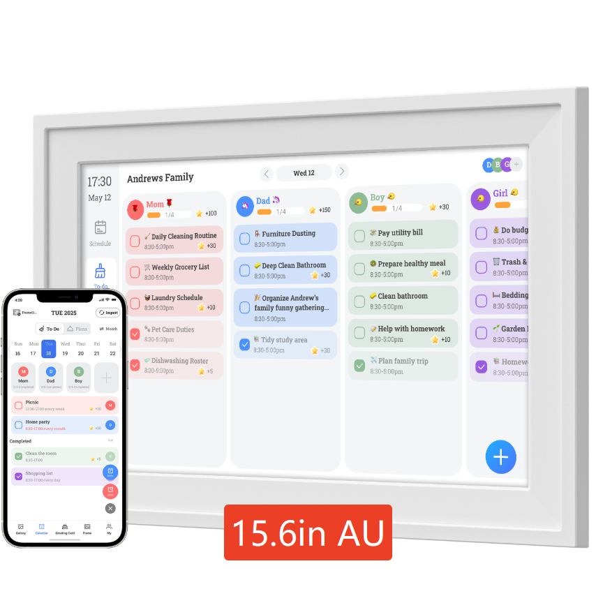 Touchscreen Digital Calendar Management Machine