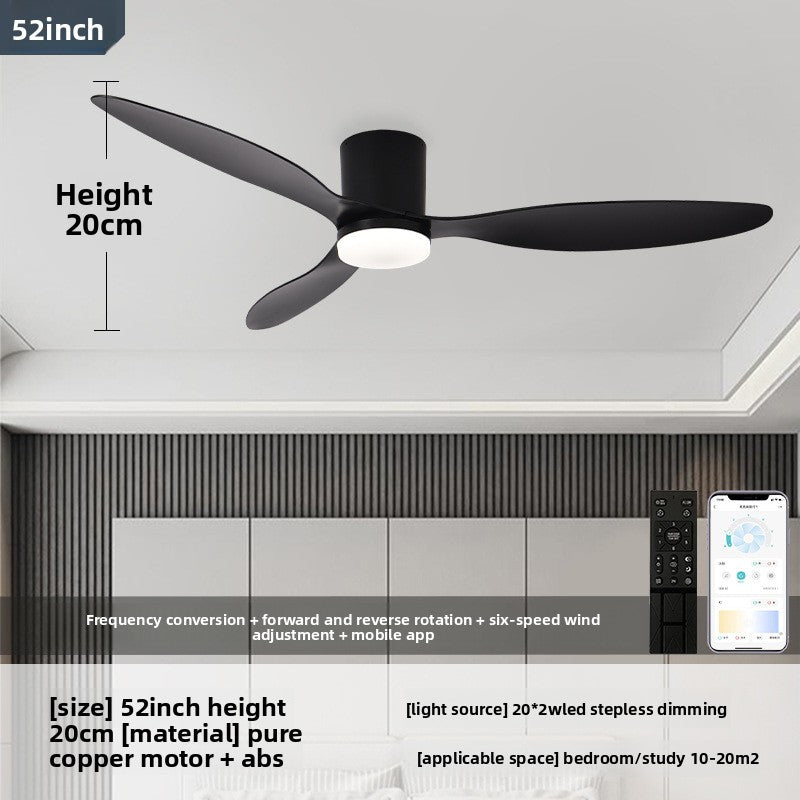 Modern Ceiling Fan with Light and Remote Control
