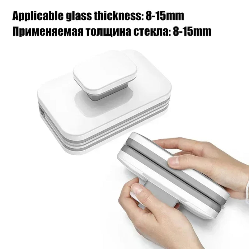 Glass Cleaning Magnetic Brush Double-Sided Cleaning Brush, Household Magnetic Glass Cleaning Brush,For Cleaning Windows